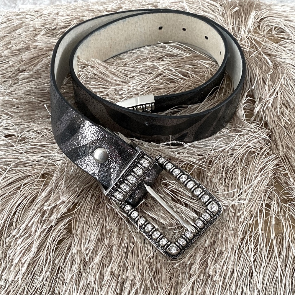 Zebra Rhinestone Belt (S)